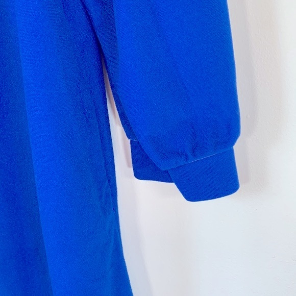 Amanda Stewart Woman Vintage Embroidered Women’s Size L Blue Button Up Robe - Picture 8 of 16